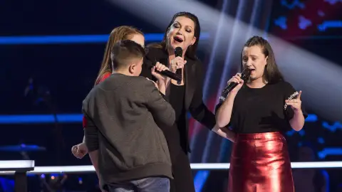 Niña Pastori canta con Chavito, Lidia España y Natalia Barone en las Batallas de ‘La Voz Kids’ Niña Pastori canta con Chavito, Lidia España y Natalia Barone en las Batallas de ‘La Voz Kids’
