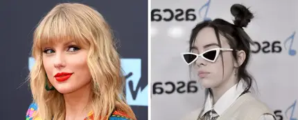 Taylor Swift y Billie Eilish Taylor Swift y Billie Eilish