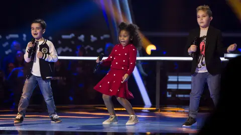 Daniel, Yolaini y Abel cantan 'El mejor momento' en las Batallas de 'La Voz Kids' Daniel, Yolaini y Abel cantan 'El mejor momento' en las Batallas de 'La Voz Kids'
