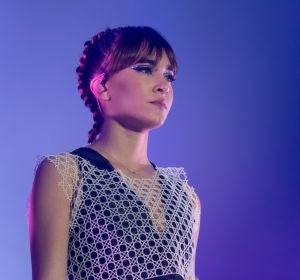 Aitana durante su concierto en Zaragoza Aitana durante su concierto en Zaragoza