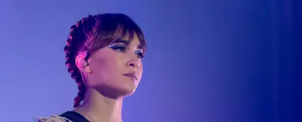 Aitana durante su concierto en Zaragoza Aitana durante su concierto en Zaragoza