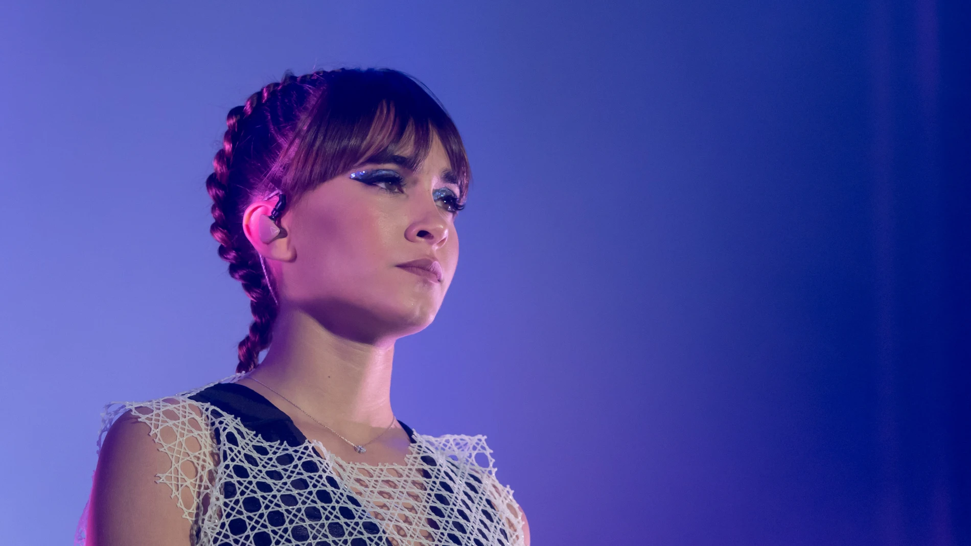 Aitana durante su concierto en Zaragoza Aitana durante su concierto en Zaragoza