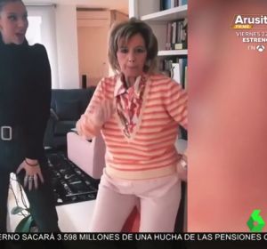 El baile de María Teresa Campos con su nieta al ritmo de Maluma El baile de María Teresa Campos con su nieta al ritmo de Maluma