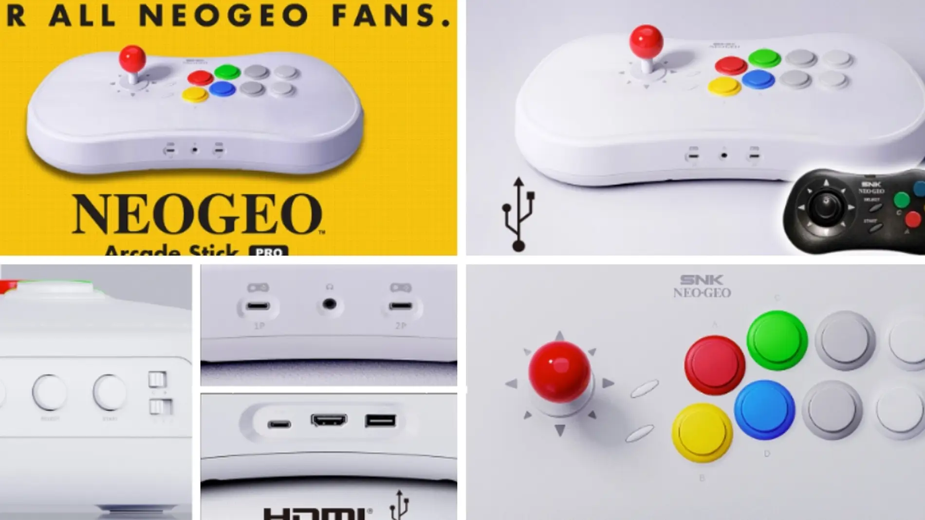 Neo Geo Arcade Stick Pro title=