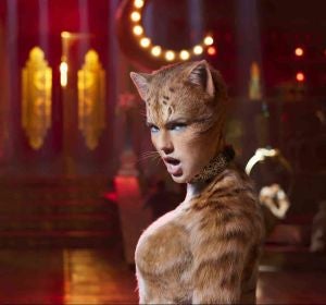 Taylor Swift en la película de 'Cats' Taylor Swift en la película de 'Cats'