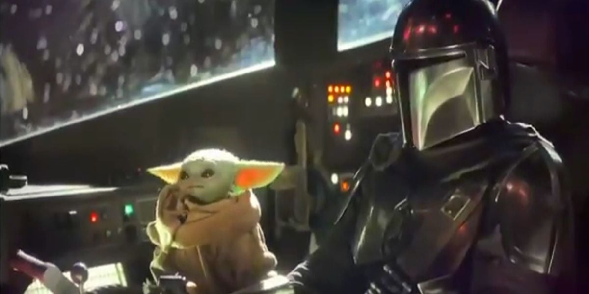 Baby Yoda en la nave