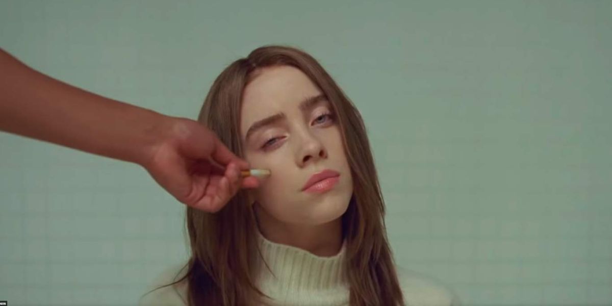 Billie Eilish en el vídeo de 'xanny'