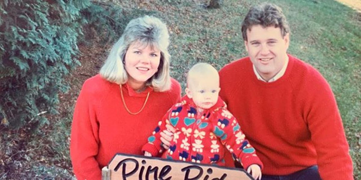 Taylor Swift, de pequeña con sus padres