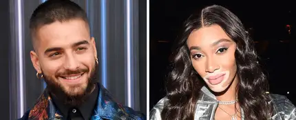 Maluma y la modelo Winnie Harlow Maluma y la modelo Winnie Harlow