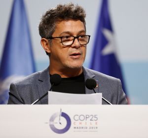 Alejandro Sanz en la Cumbre del Clima en Madrid Alejandro Sanz en la Cumbre del Clima en Madrid