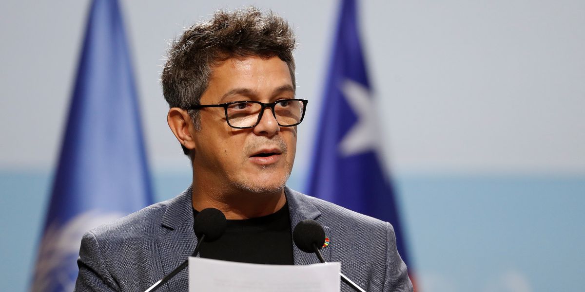 Alejandro Sanz en la Cumbre del Clima en Madrid