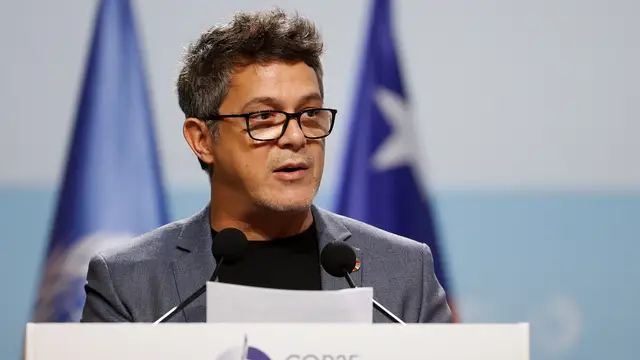 Alejandro Sanz en la Cumbre del Clima en Madrid
