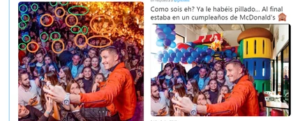 Cachondeo en Twitter con el montaje de Gianmarco para multiplicar al público Cachondeo en Twitter con el montaje de Gianmarco para multiplicar al público