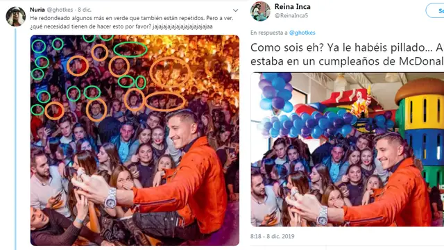 Cachondeo en Twitter con el montaje de Gianmarco para multiplicar al público