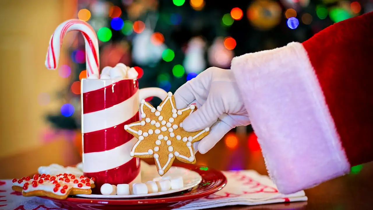 La mano de Papá Noel La mano de Papá Noel
