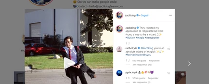 Zach King en Instagram Zach King en Instagram