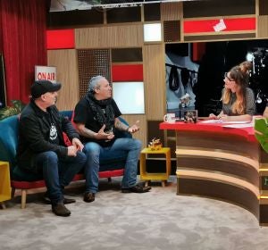 Obús durante su entrevista en 'yu, no te pierdas nada' Obús durante su entrevista en 'yu, no te pierdas nada'