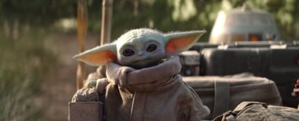 Baby Yoda, uno de los personajes de la serie &#39;The Mandalorian&#39;