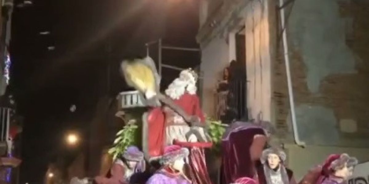 El rey Melchor de mal humor