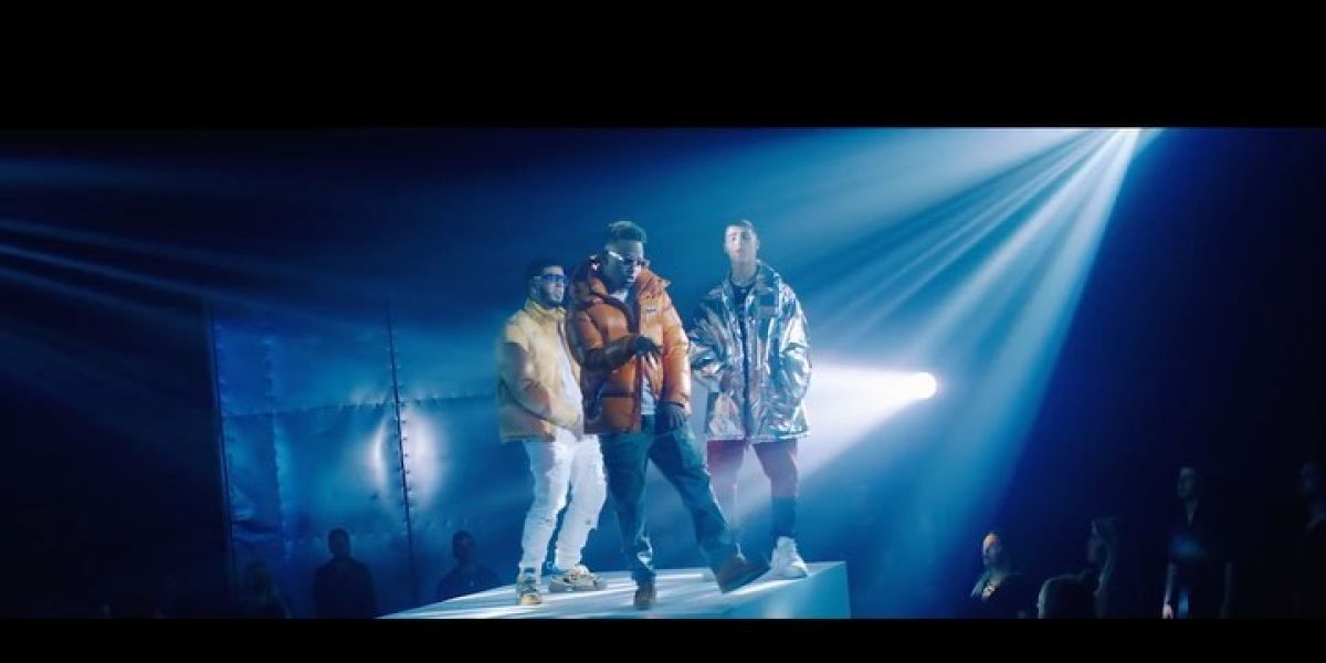 Anuel AA, Ozuna y Lunay en el videoclip de 'Aventura'