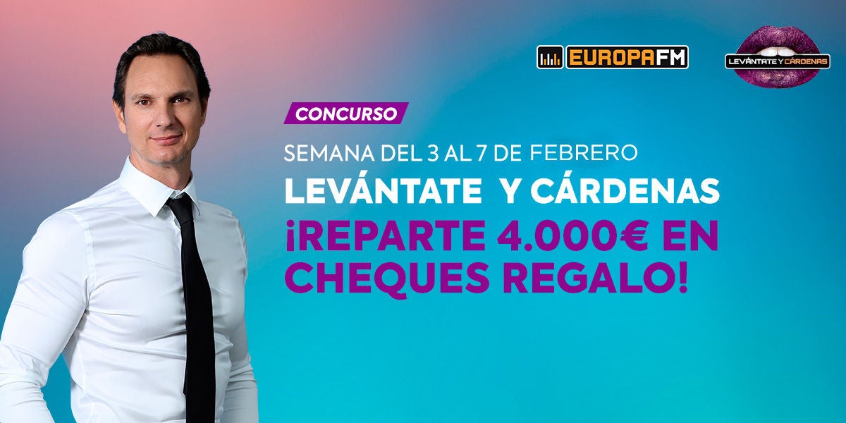 Levántate Y Cárdenas reparte 4.000 euros en cheques-regalo