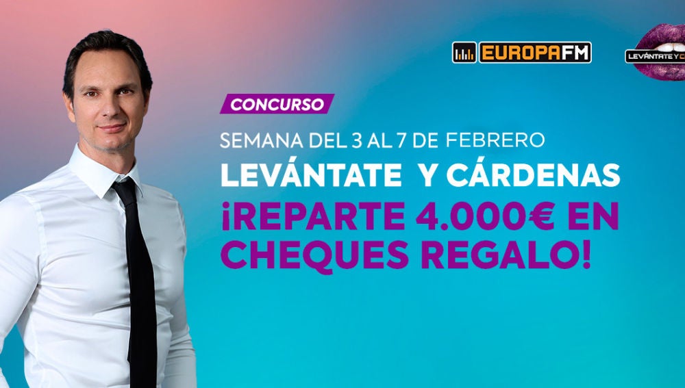 Levántate Y Cárdenas reparte 4.000 euros en cheques-regalo
