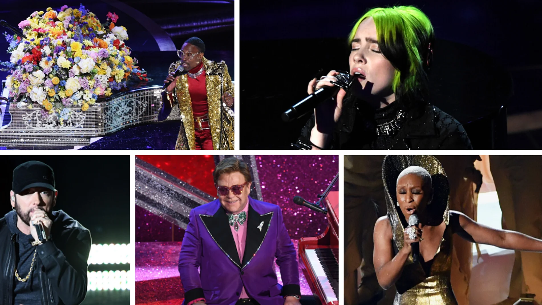 Billie Eilish, Eminem, Elton John, Janelle Monae o Cynthia Erivo, entre las actuaciones de los Oscar 2020 Billie Eilish, Eminem, Elton John, Janelle Monae o Cynthia Erivo, entre las actuaciones de los Oscar 2020