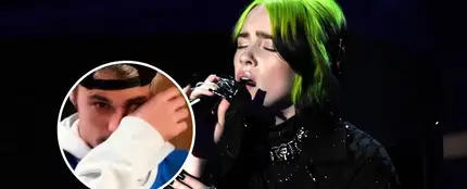 Justin Bieber llora al hablar de Billie Eilish Justin Bieber llora al hablar de Billie Eilish