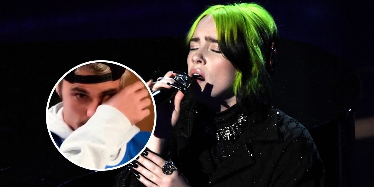 Justin Bieber llora al hablar de Billie Eilish