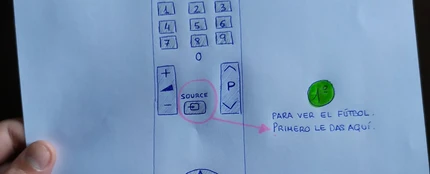 El dibujo para que su abuelo pudiese ver el fútbol que se hizo viral El dibujo para que su abuelo pudiese ver el fútbol que se hizo viral