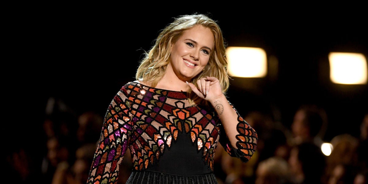 Adele en un concierto