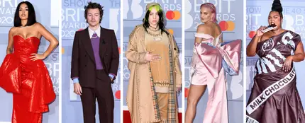 Los mejores looks de la alfombra roja de los BRIT Awards Los mejores looks de la alfombra roja de los BRIT Awards