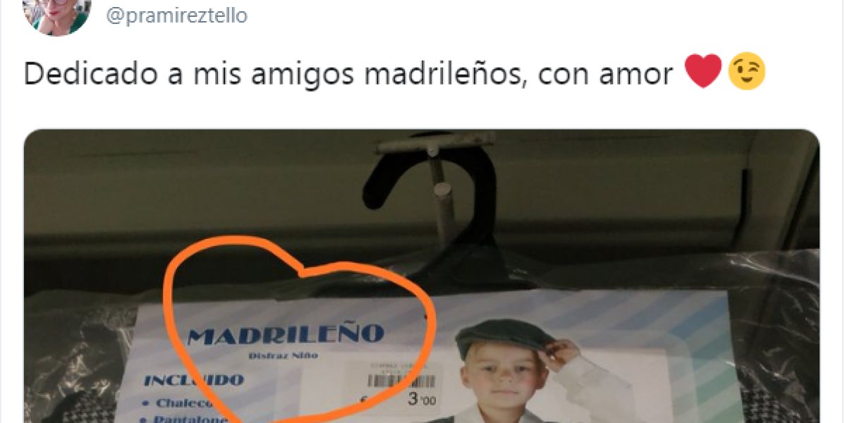 El disfraz de 'Madrid-man' que está revolucionando Twitter
