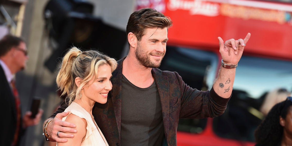 Elsa Pataky y Chris Hemsworth en la presentación de 'Once Upon a Time In Hollywood'