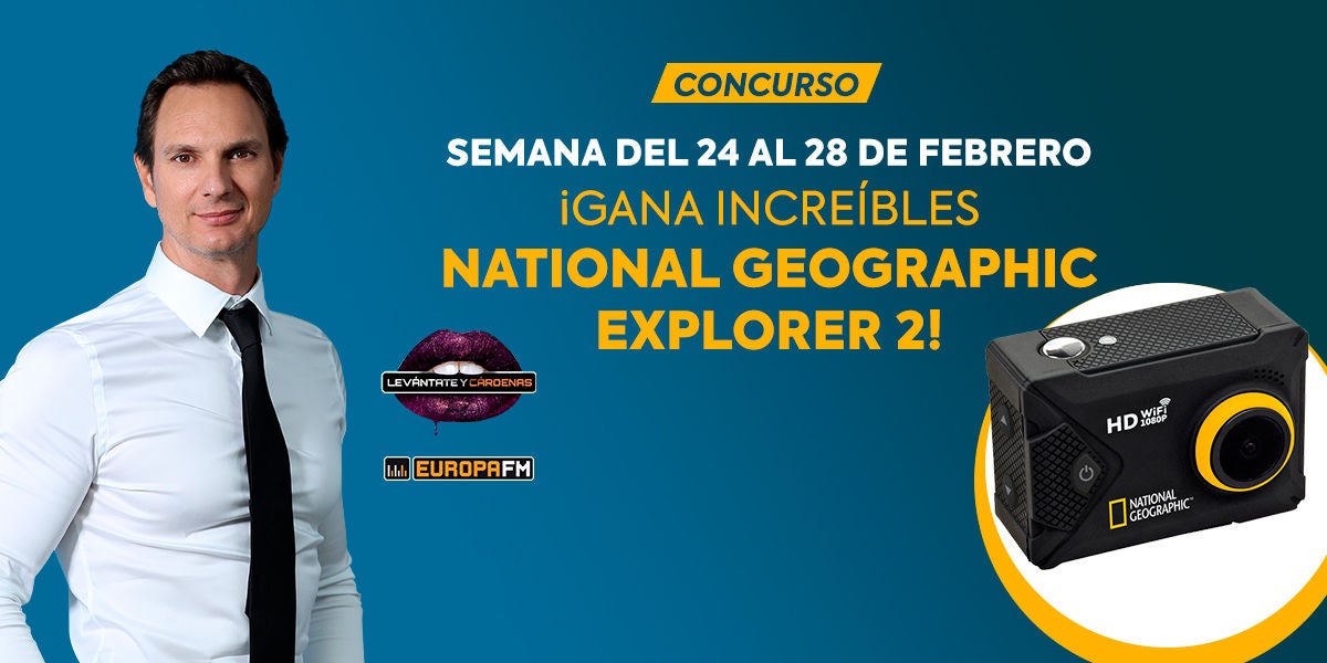 Levántate y Cärdenas te regala cámaras National Geographic 2