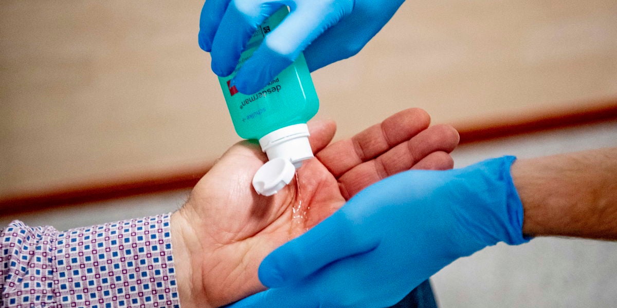 Desinfectante como prevención contra el coronavirus