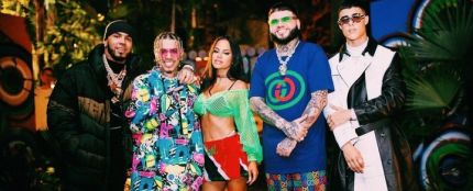 Anuel AA, Natti Natasha y Lunay se unen a Rauw Alejandro y Farruko para el remix de ‘Fantasías’ 