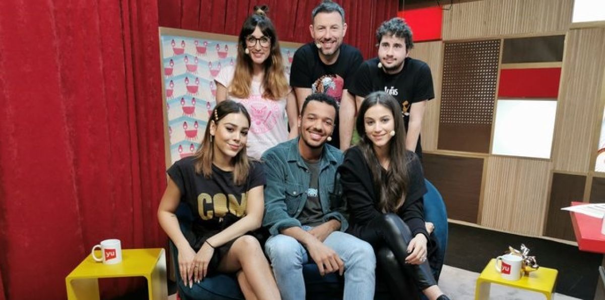 Claudia Salas, Danna Paola y Sergio Momo en 'yu'