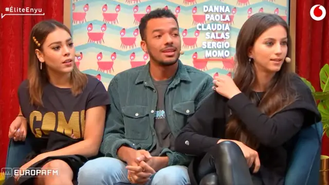 Danna Paola, Claudia Salas y Sergio Momo
