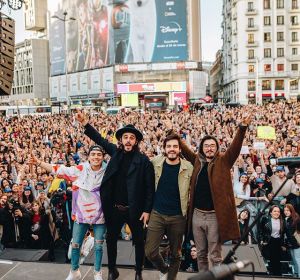 Morat en su concierto en la Plaza de Callao de Madrid Morat en su concierto en la Plaza de Callao de Madrid