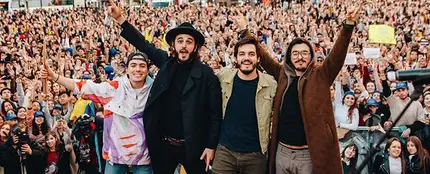 Morat en su concierto en la Plaza de Callao de Madrid Morat en su concierto en la Plaza de Callao de Madrid