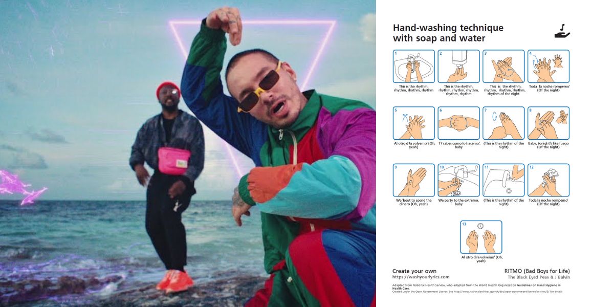 Lávate las manos con 'Ritmo', de Black Eyed Peas y J Balvin