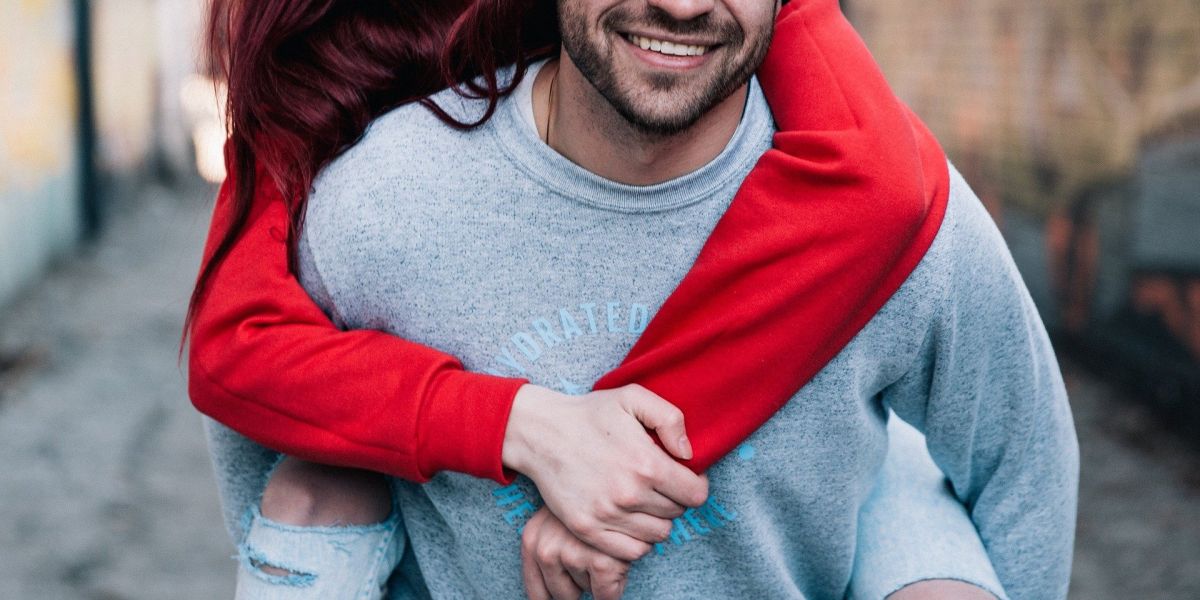Una pareja feliz