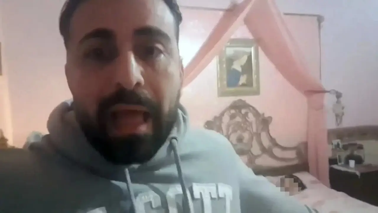 El actor de Gomorra, Luca Franzese, denunciando la situación en un vídeo El actor de Gomorra, Luca Franzese, denunciando la situación en un vídeo