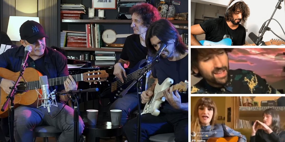 Alejandro Sanz, Juanes, Mikel Izal, David Otero y Rozalén, ofrecen conciertos a través de la red durante el confinamiento