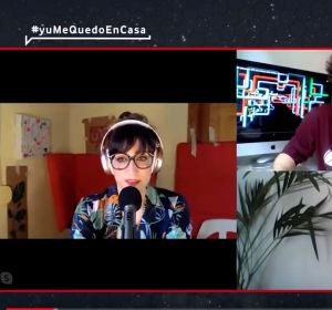 'yu, me quedo en casa' 'yu, me quedo en casa'