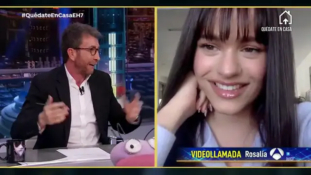 ¿A quién llama más Rosalía durante el confinamiento? La cantante responde en 'El Hormiguero 3.0'