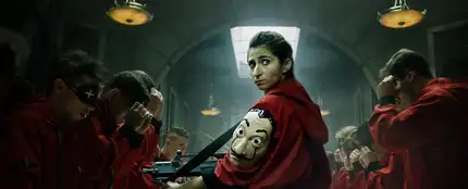 La actriz Alba Flores, en una imagen promocional de la serie 'La casa de papel' La actriz Alba Flores, en una imagen promocional de la serie 'La casa de papel'