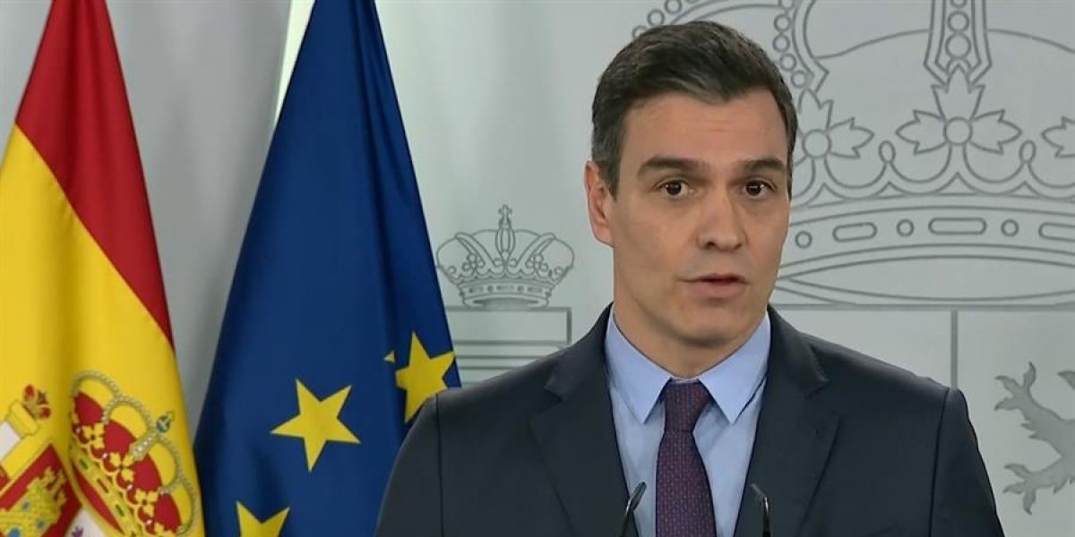 Comparecencia de Pedro Sánchez para anunciar la prórroga del estado de alarma hasta el 26 de abril