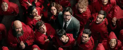 'La casa de papel' en una imagen promocional de la serie 'La casa de papel' en una imagen promocional de la serie